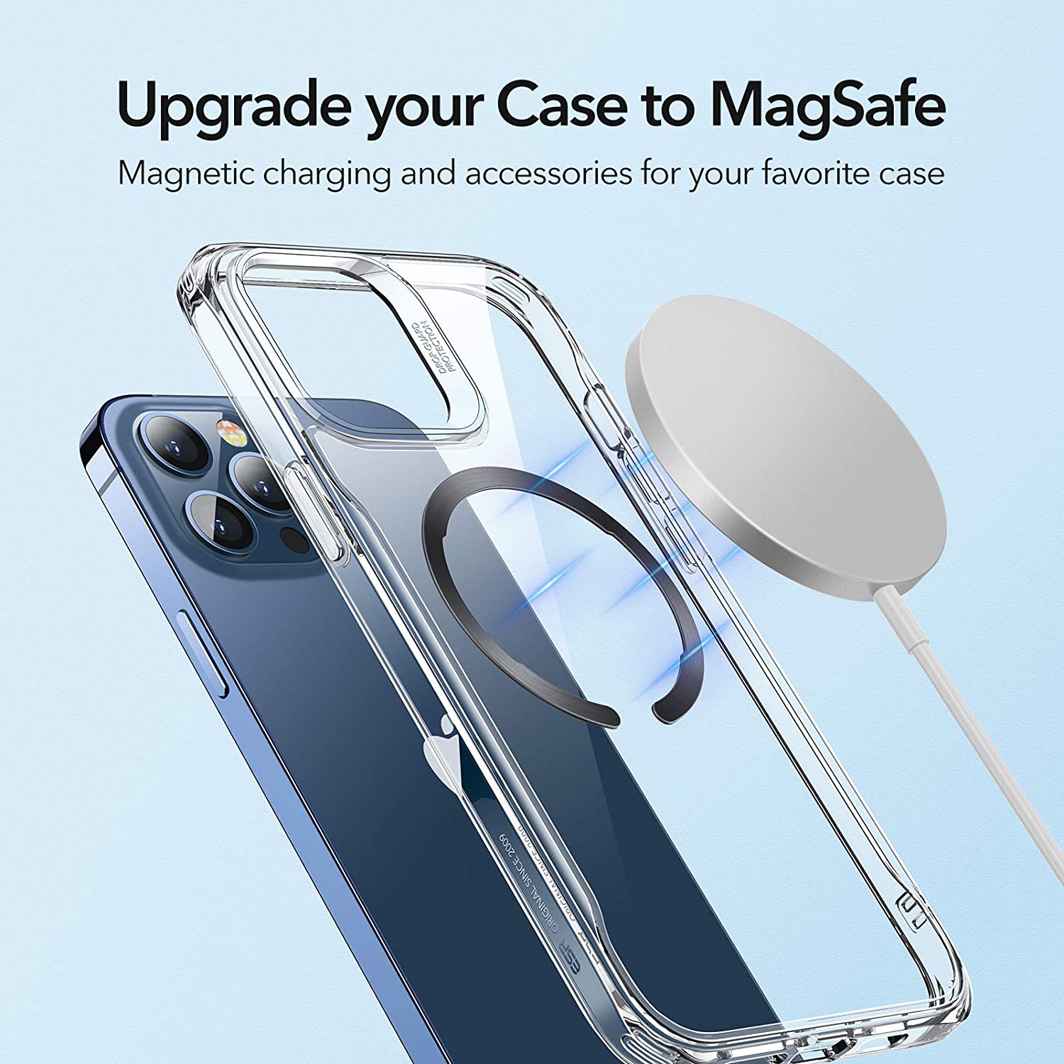 ESR HaloLock, MagSafe Compatible Universal Magnetic Ring 2-Pack Coversion  Kit